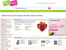 Tablet Screenshot of pricedefy.fr